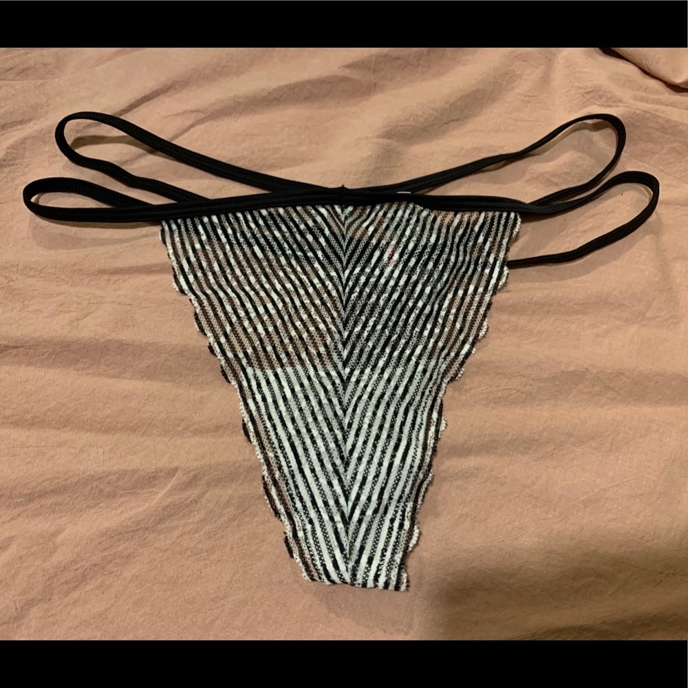 PINK thong size large